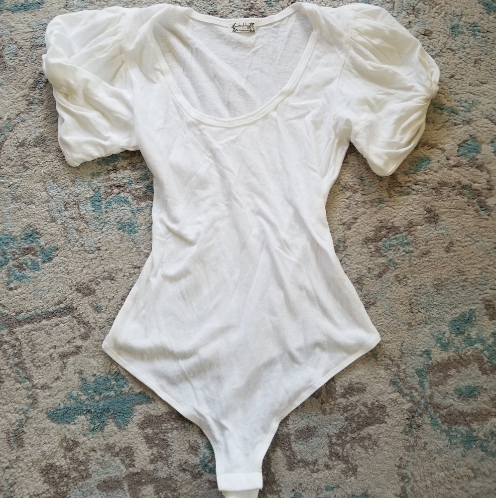 Free people intimately white bodysuit